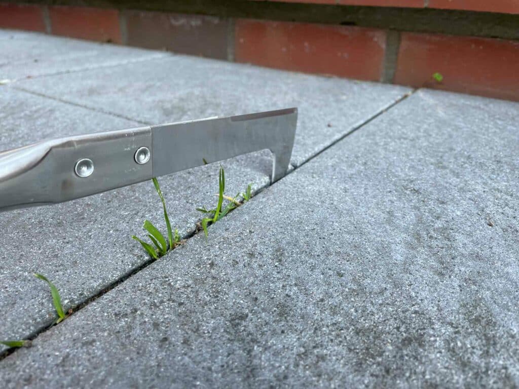 Handfugenkratzer zur Entfernung von Unkraut und Moos in den Fugen